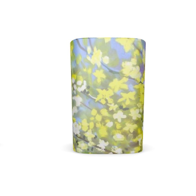 Blooming Forsythia Square Shot Glasses - 6 Set