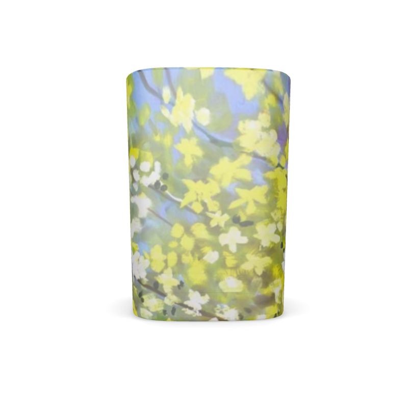 Blooming Forsythia Square Shot Glasses - 6 Set