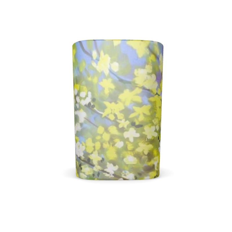 Blooming Forsythia Square Shot Glasses - 6 Set