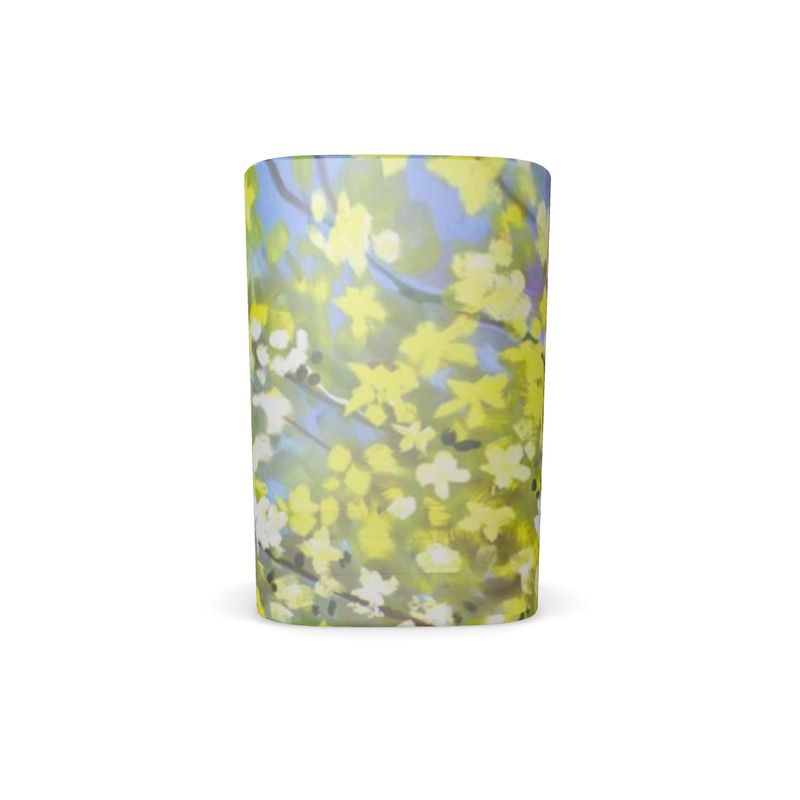 Blooming Forsythia Square Shot Glasses - 6 Set