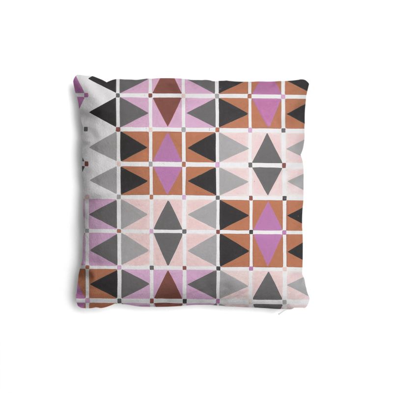 Triangle of Forces Set of Throw Pillows