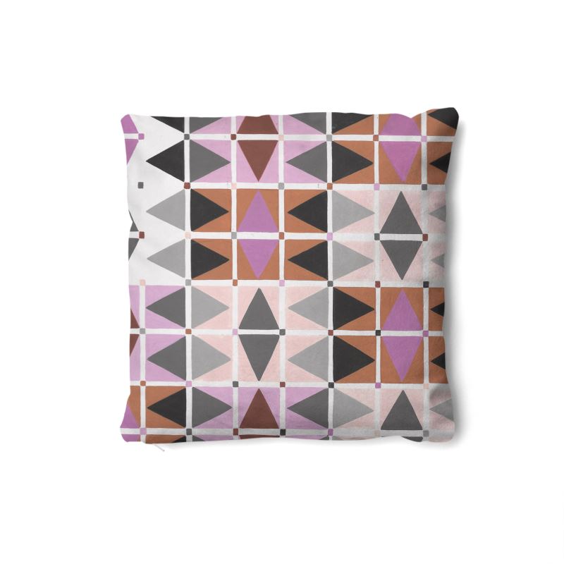 Triangle of Forces Set of Throw Pillows