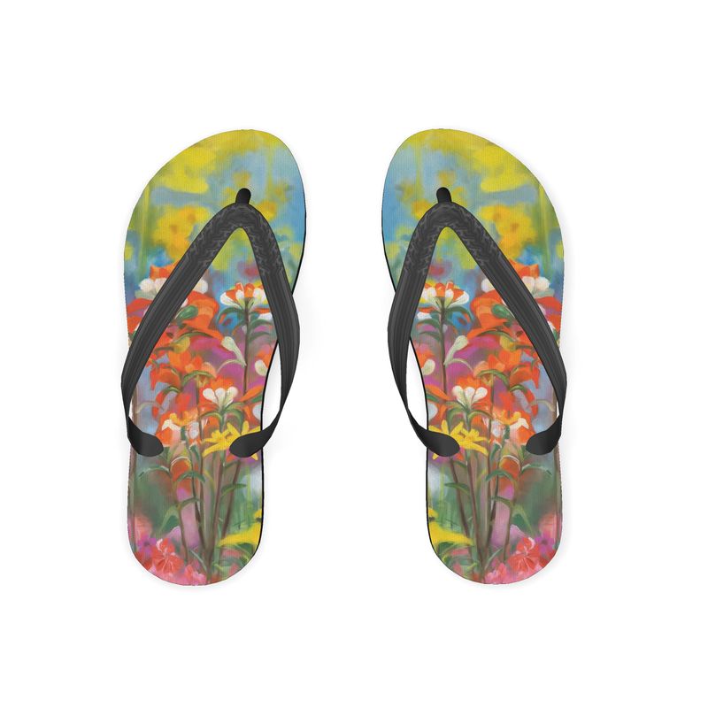 Breath of Flowers Flip Flops