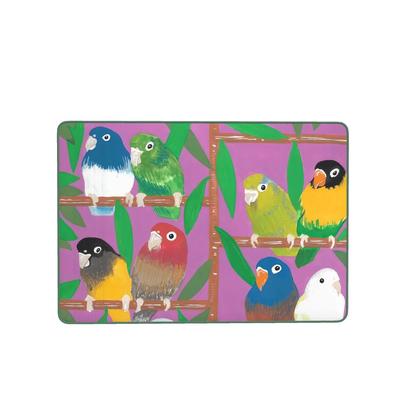 Parakeet Paradise Bath Mat