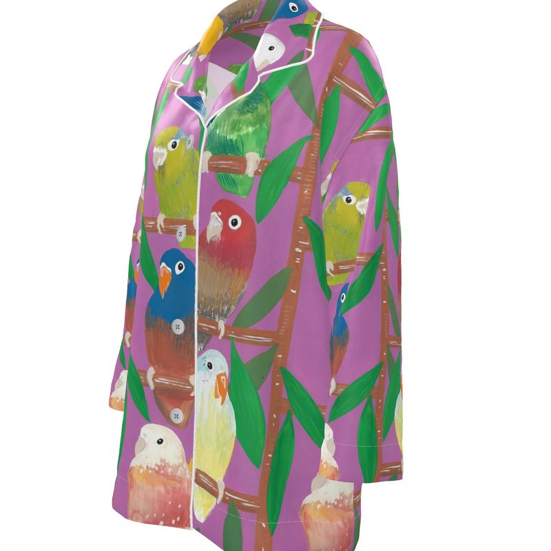 Parakeet Paradise Pajama Top