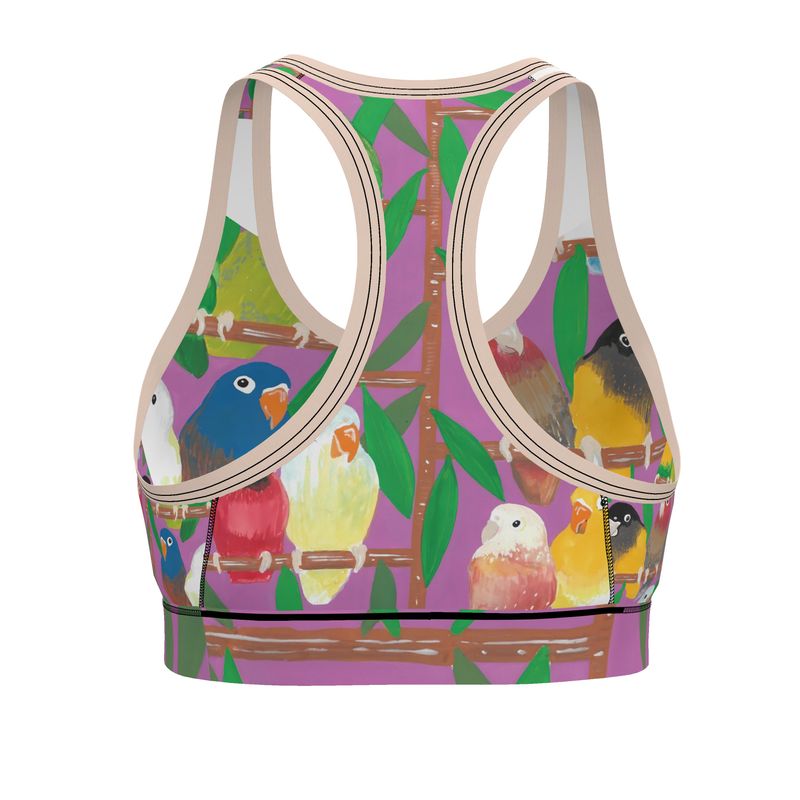 Paradise Parakeet Sports Bra