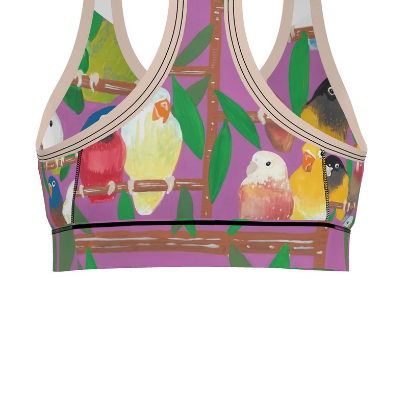 Paradise Parakeet Sports Bra