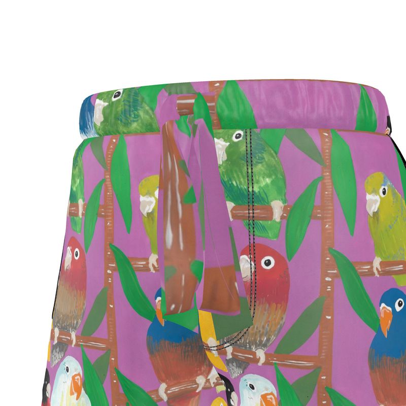 Parakeet Paradise Women's Pajama Shorts