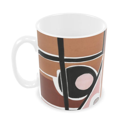 Contemporary Pueblo Footprint Mug