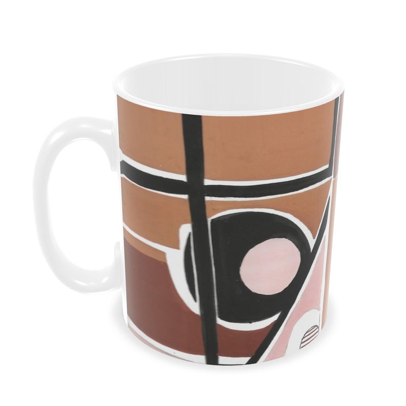 Contemporary Pueblo Footprint Mug