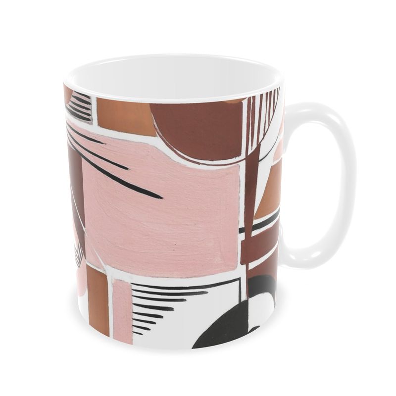 Contemporary Pueblo Footprint Mug