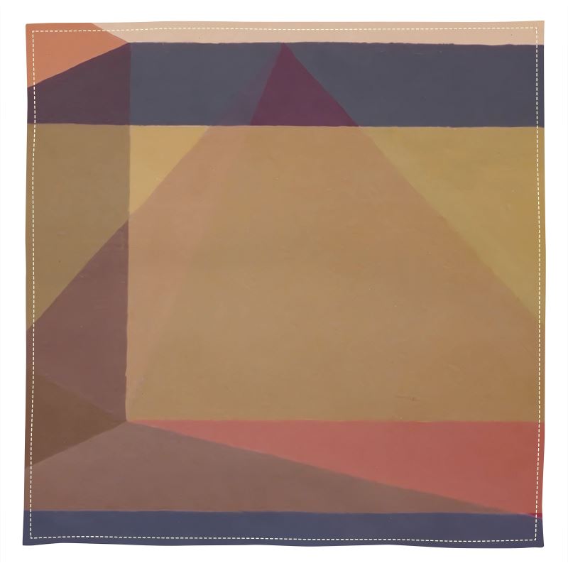 Clean Cubist Collage Cloth Napkins