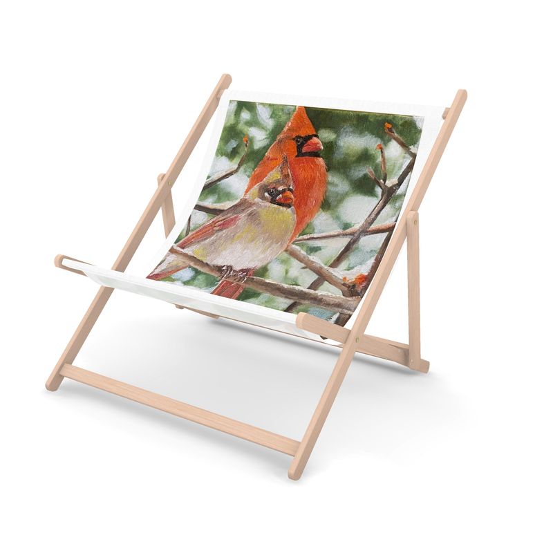 Northern Cardinals Double Deckchair