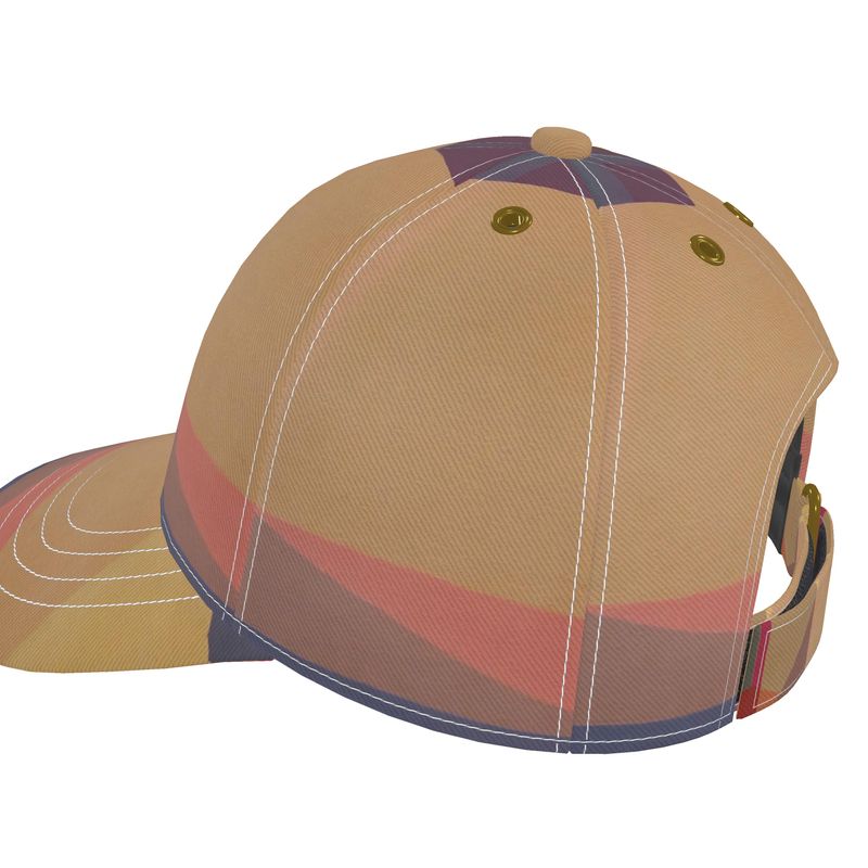 Clean Cubist Collage Golf & Baseball Cap