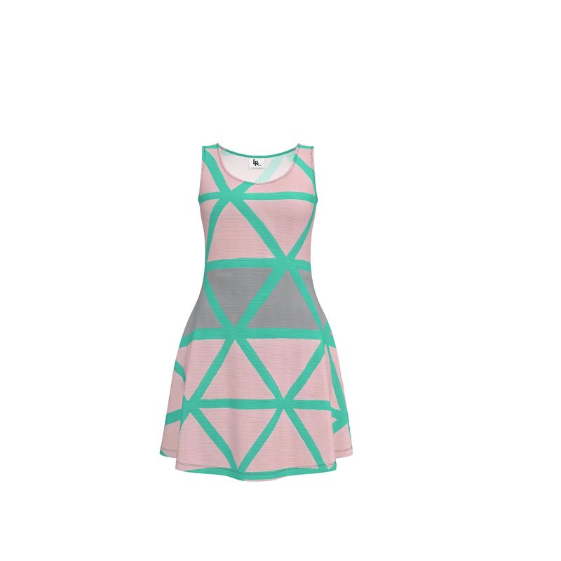 Geo Phenom Skater Dress