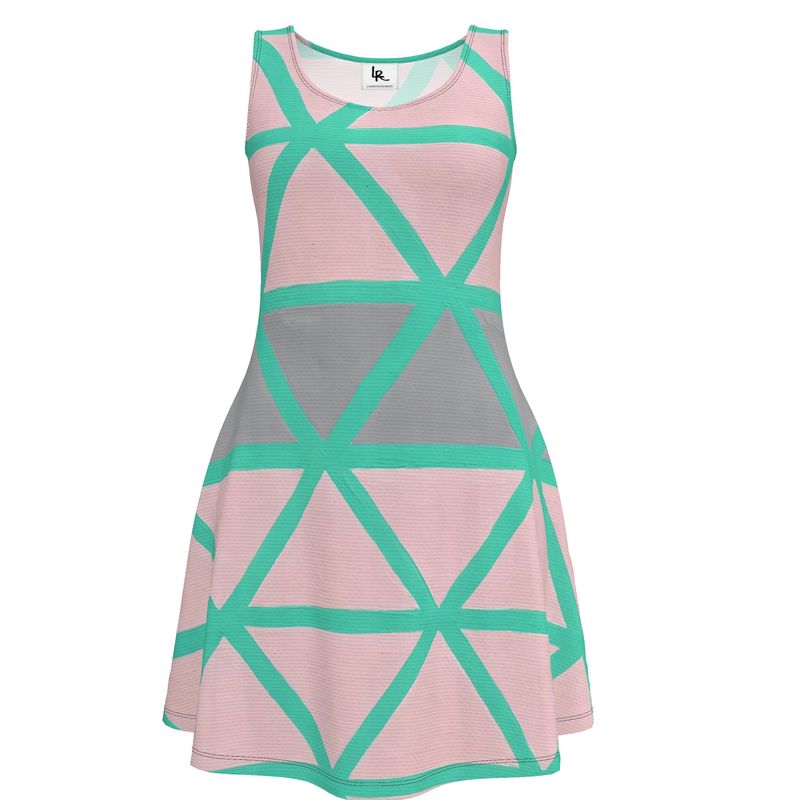 Geo Phenom Skater Dress