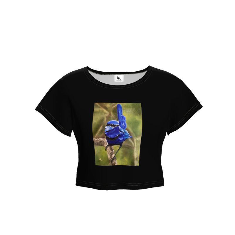 Splendid Fairywren Crop Top