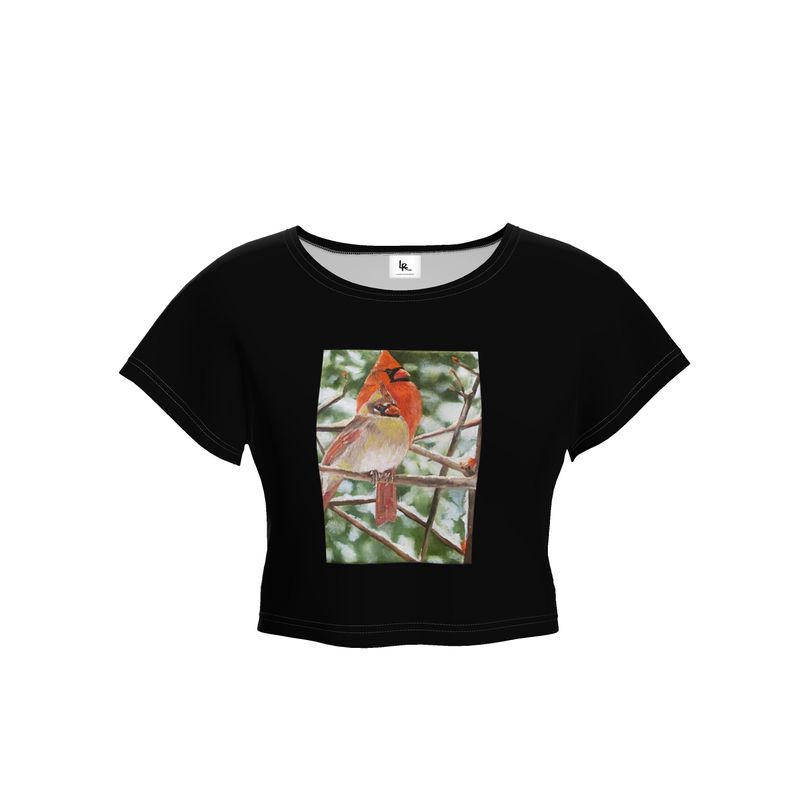 Northern Cardinals Crop Top