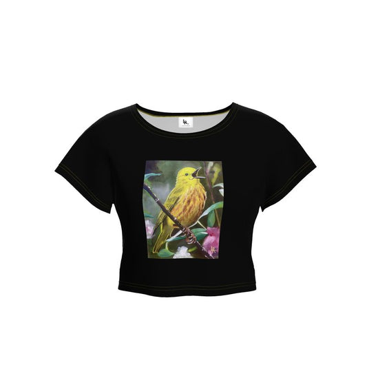 Yellow Warbler Crop Top