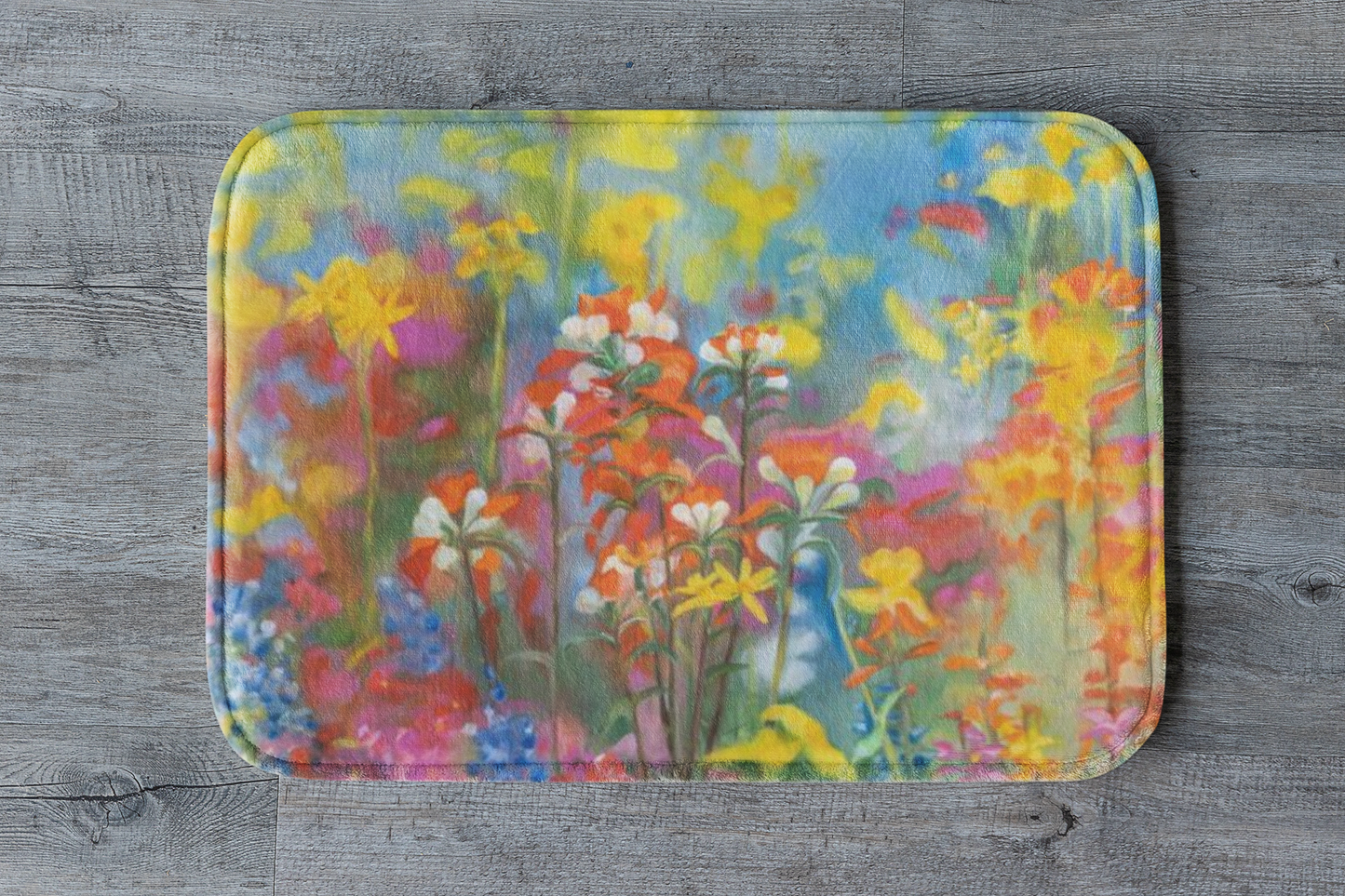 Breath of Flowers Bath Mat