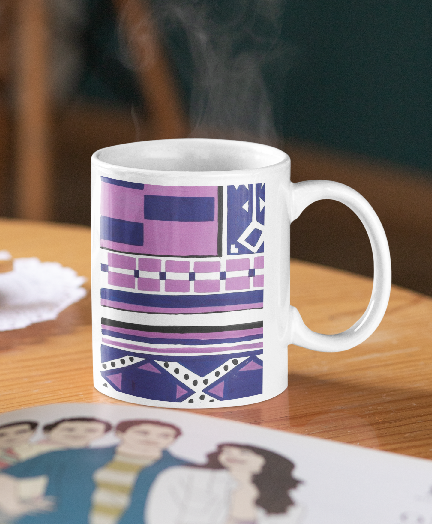 Modern Native Ceramic Mug