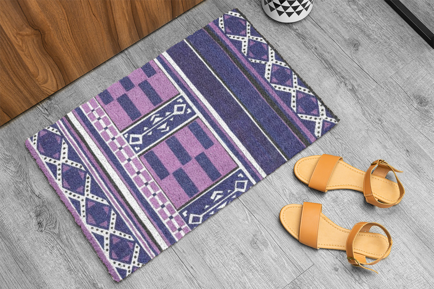 Modern Native Bath Mat