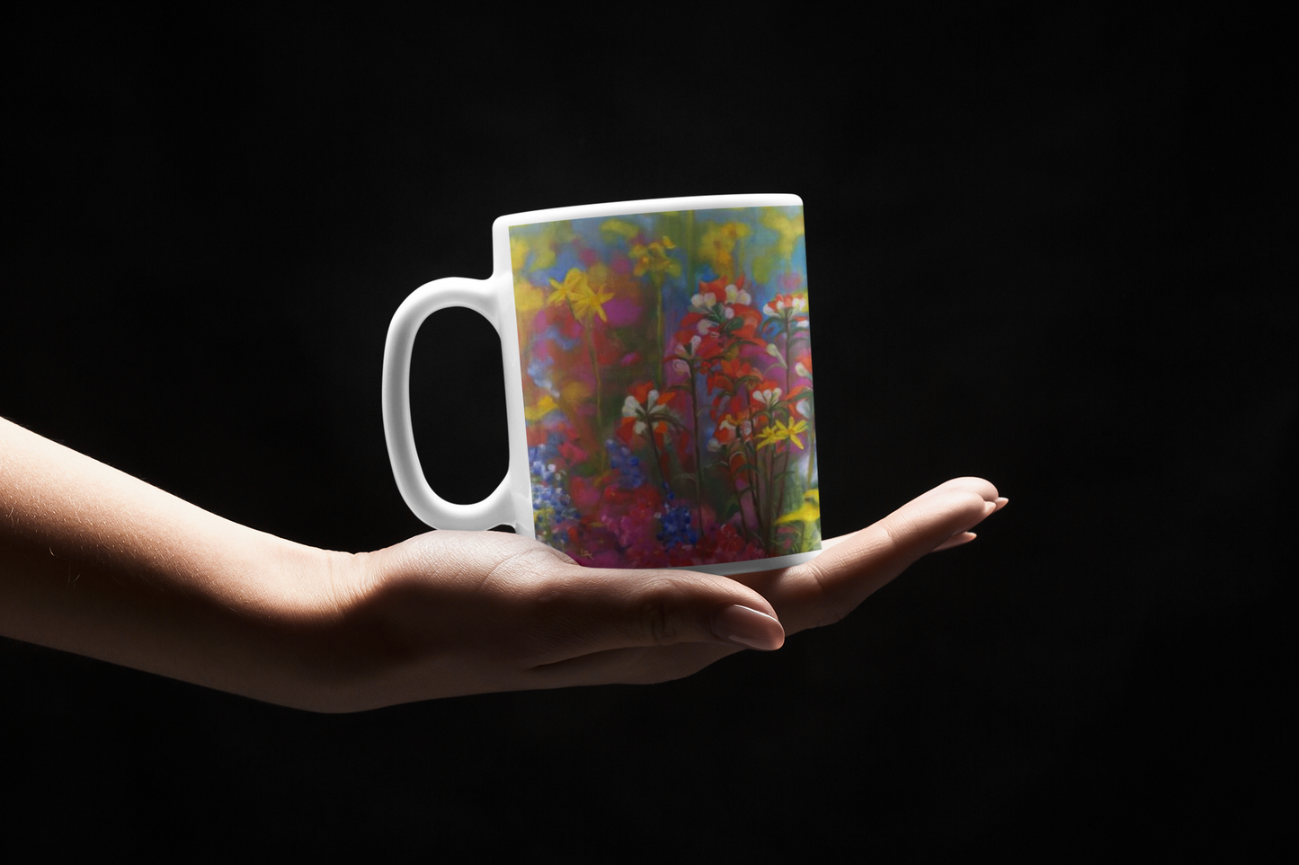 Breath of Flowers Ceramic Mug