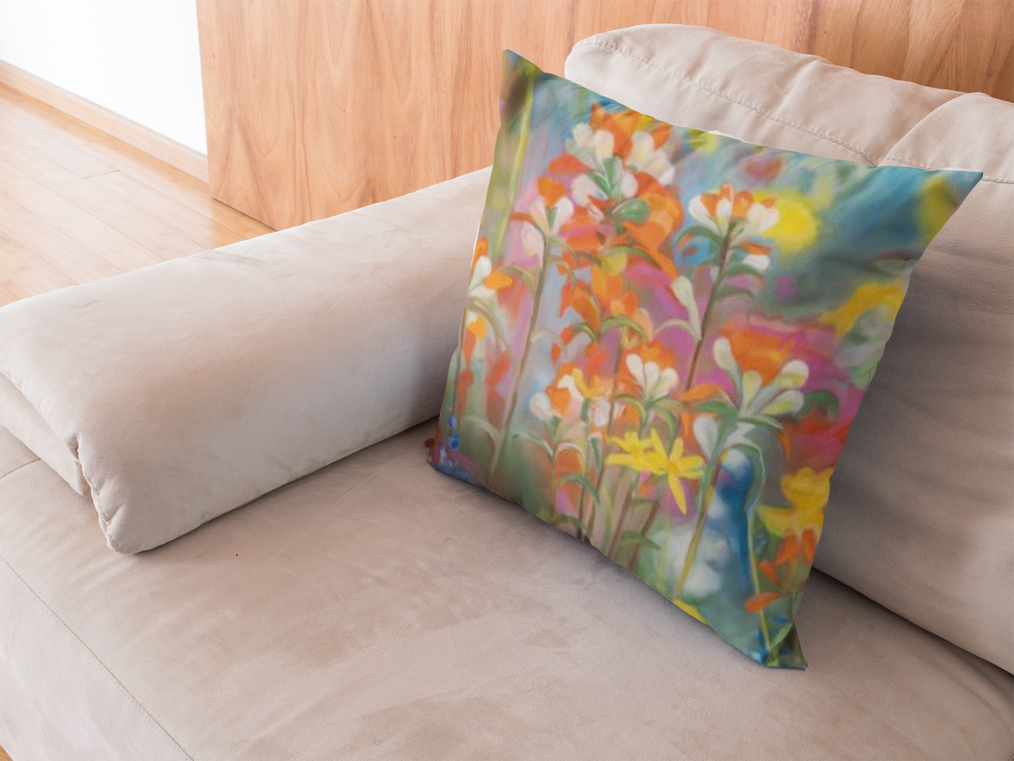 Breath of Flowers Set of Throw Pillows