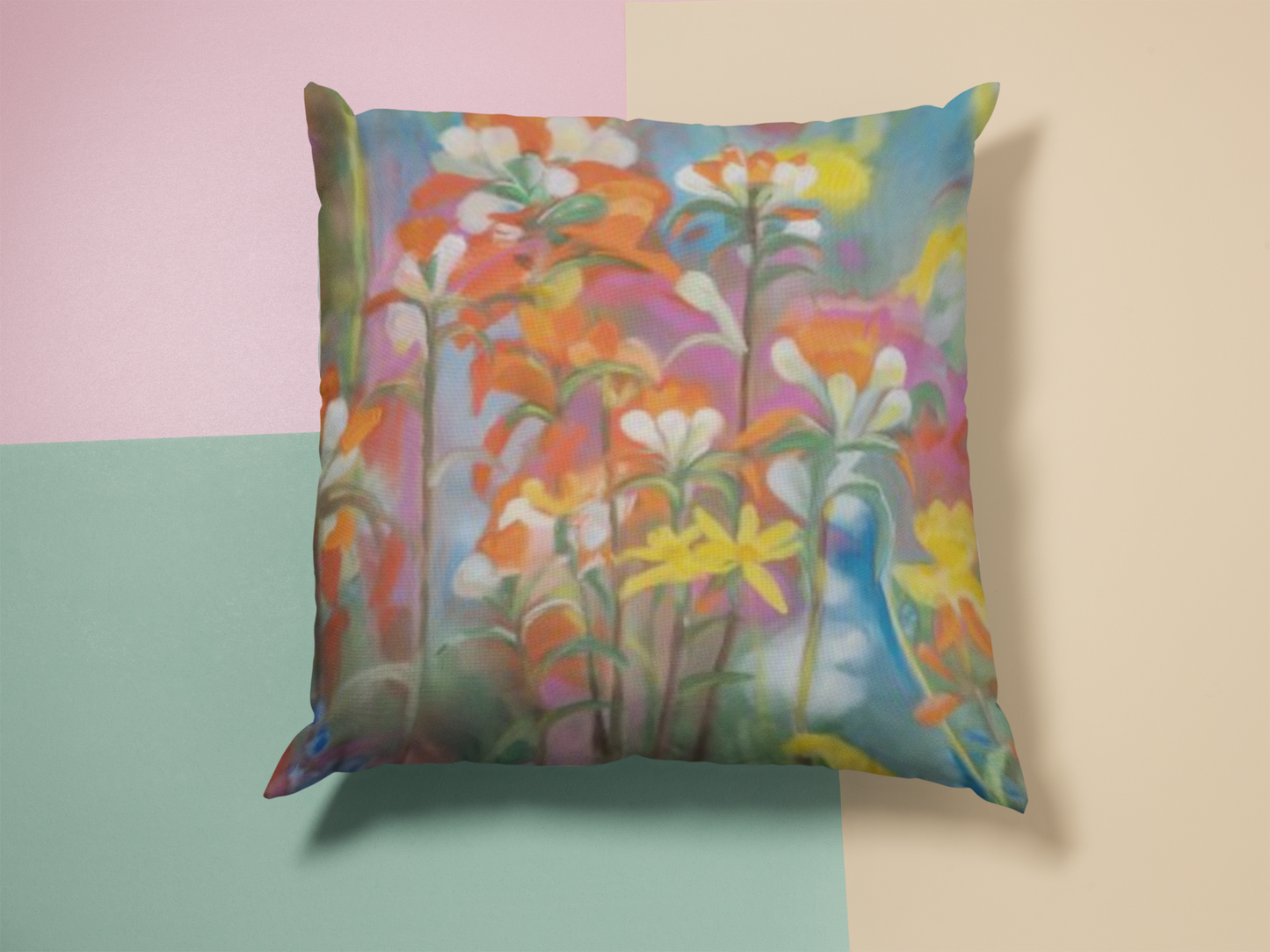 Breath of Flowers Set of Throw Pillows